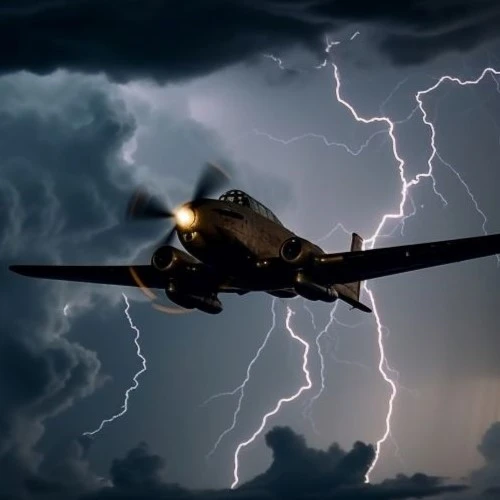 Kan een vliegtuig geraakt worden door bliksem